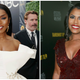 (l-r) Angela Bassett attends the 70th Annual Primetime Emmy Awards on Sept. 17, 2018 in Los Angeles, California; Omarosa Manigault Newman attends the premiere of Briarcliff Entertainment’s ‘Fahrenheit 11/9' on Sept. 19, 2018 in Beverly Hills, California.